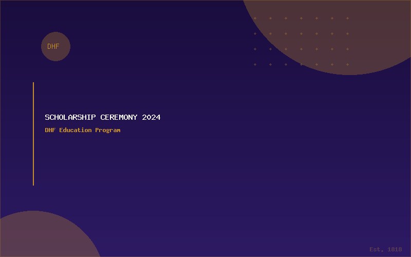 Scholarship Ceremony 2024