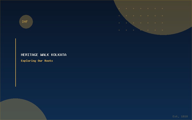 Heritage Walk Kolkata